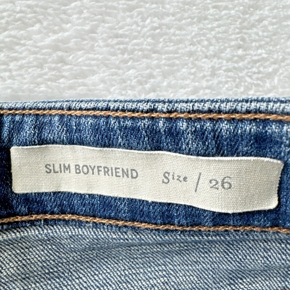 Anthropologie PILCRO Blue Denim Shorts SZ 26 (30") Slim Boyfriend - Picture 12 of 16